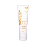 Thinkbaby SPF 50+ Baby Sunscreen – Safe, Natural Sunblock for Babies - Water Resistant Sun Cream – Broad Spectrum UVA/UVB Sun Protection – Vegan Mineral Sun Lotion, 6oz
